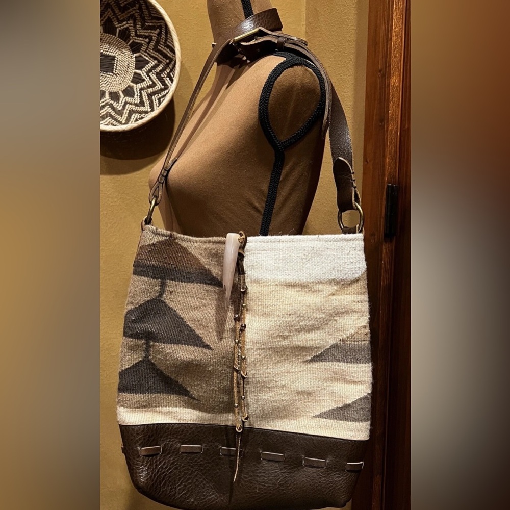 Ralph Lauren Collection Purple Label Navajo Southwest J Auger Runway Bag - Picture 5 of 6